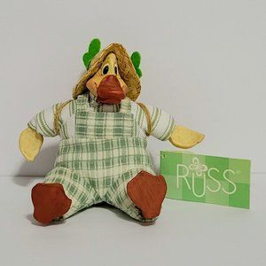 NWT Russ "The Country Folks" Denny the Duck Shelf Sitter figurine - Item #2105